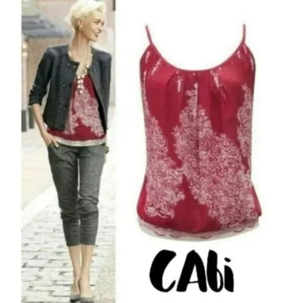 CAbi Style #162 Red Heart of Township Adjustable Top